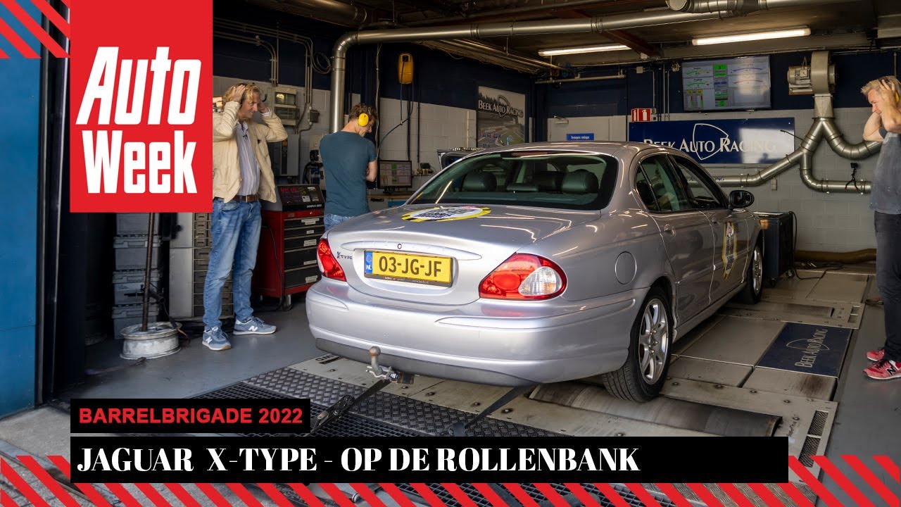 Barrelbrigade 2022 - Op de rollenbank - Jaguar X-Type