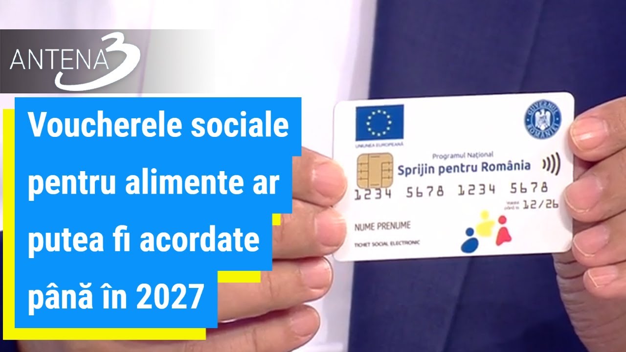 Voucherele sociale pentru alimente ar putea fi acordate până în 2027