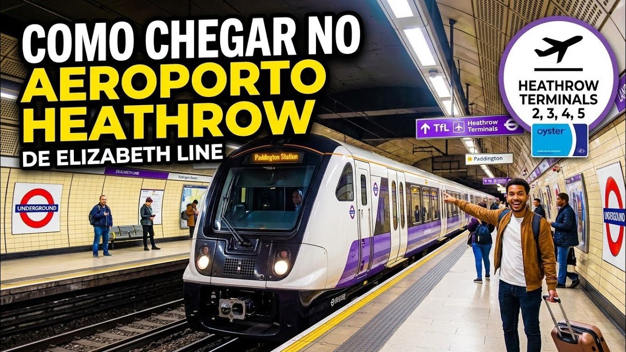 Como chegar no aeroporto Heathrow saindo da Tottenham Court Road