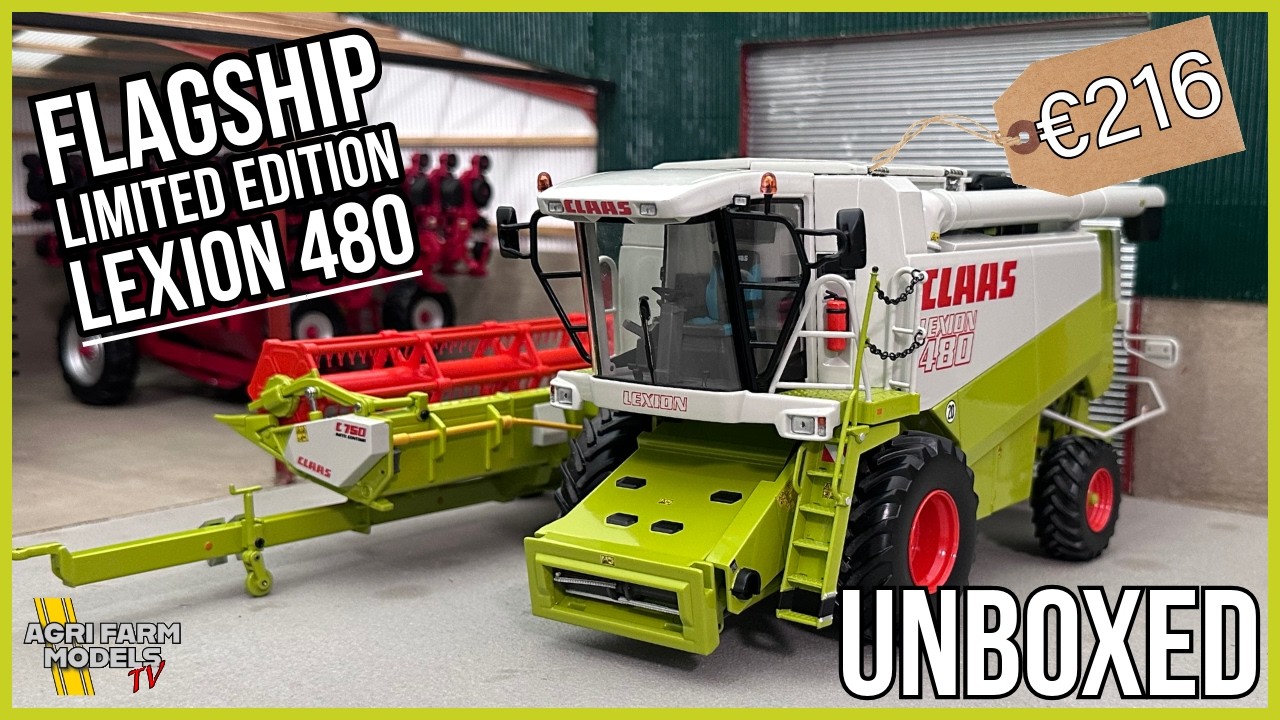 BRAND NEW CLAAS LEXION 480 by MarGe Models | LIMITED EDITION UNBOXED