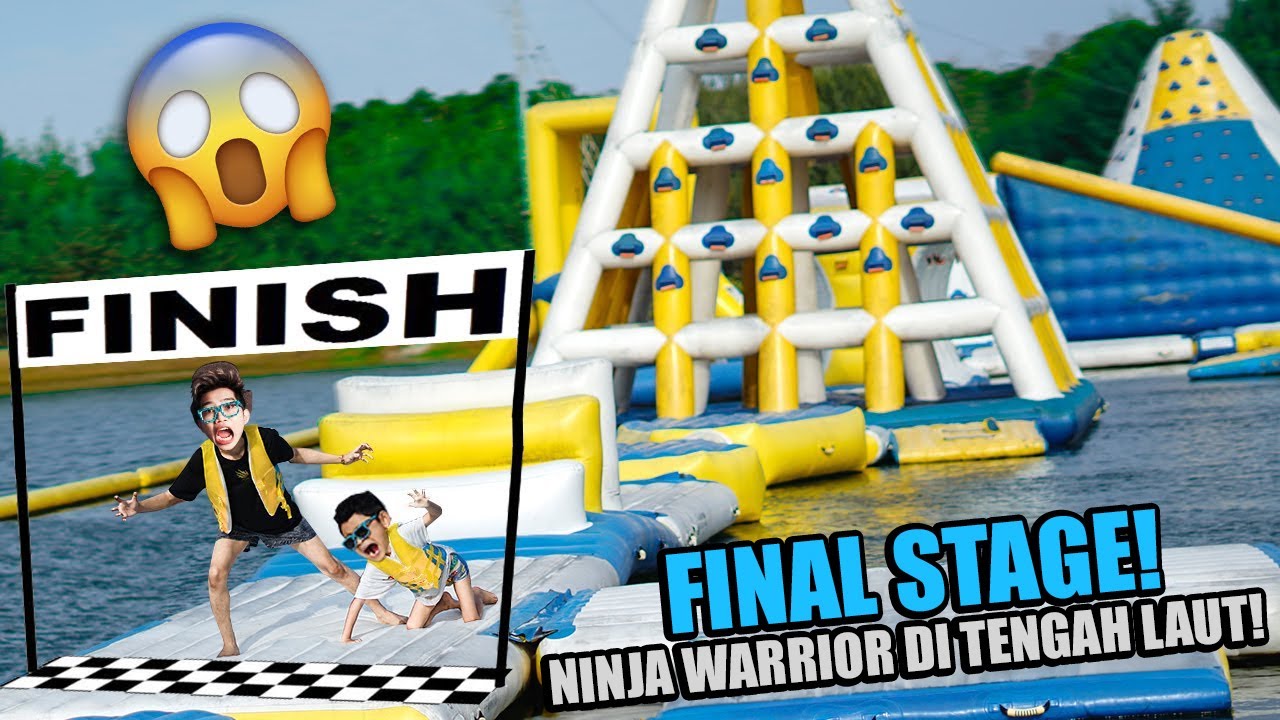 LEVEL TERAKHIR!!! NINJA WARRIOR DI ATAS AIR, FROST DIAMOND JUARA 1 DUNIA!!!