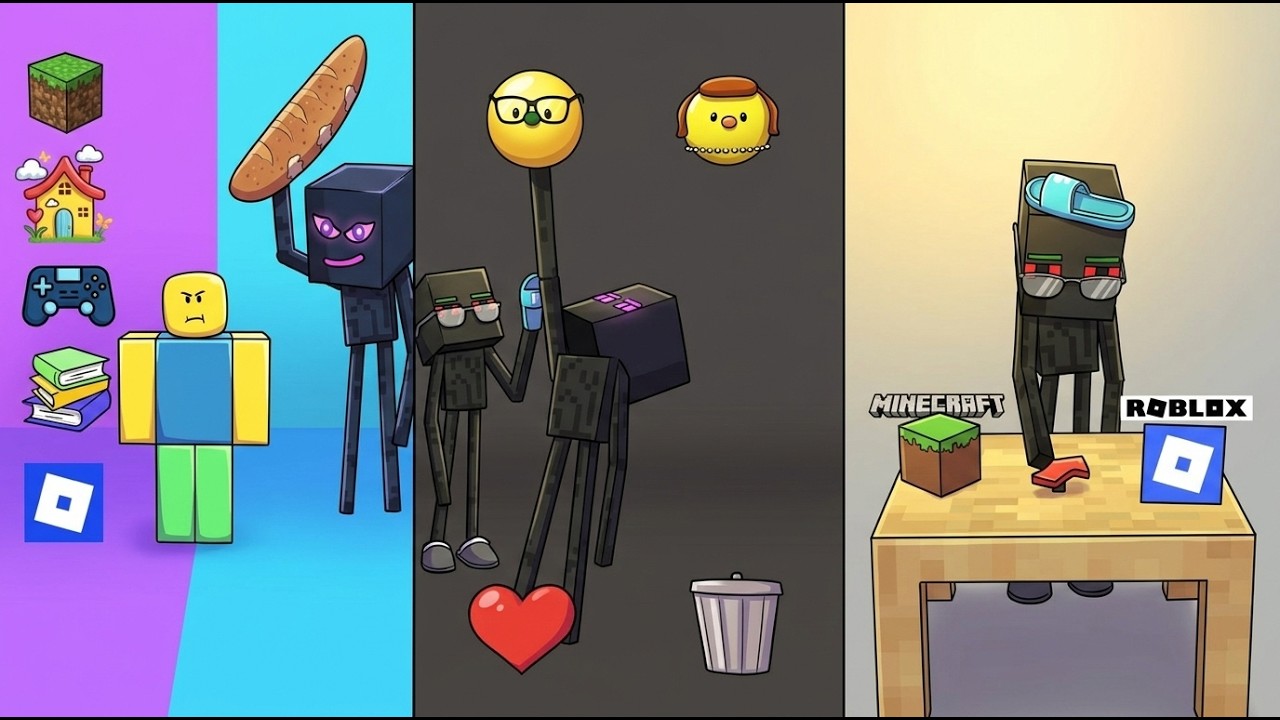 FUNNY MINECRAFT-ROBLOX GAMES COMPLETE EDITION