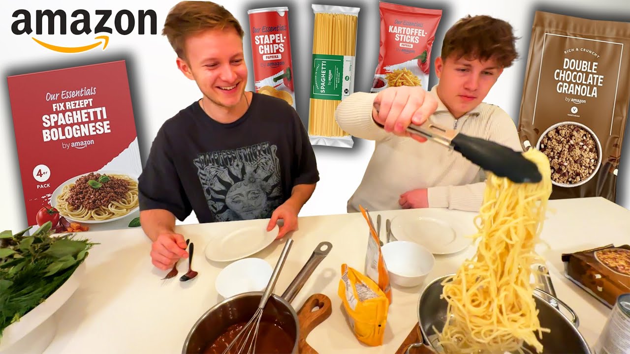 1 Tag NUR AMAZON Eigenmarken essen 🤣 TipTapTube
