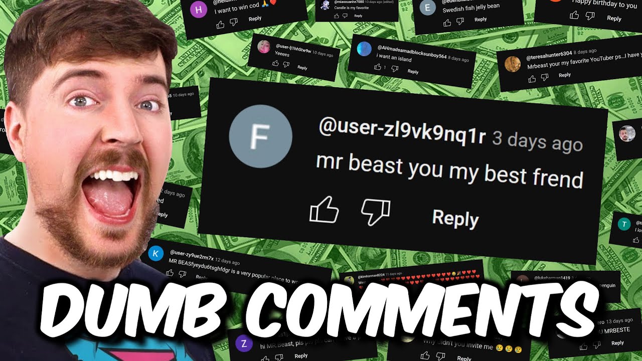 Children In MrBeast's Comment Section Are Extremely Weird