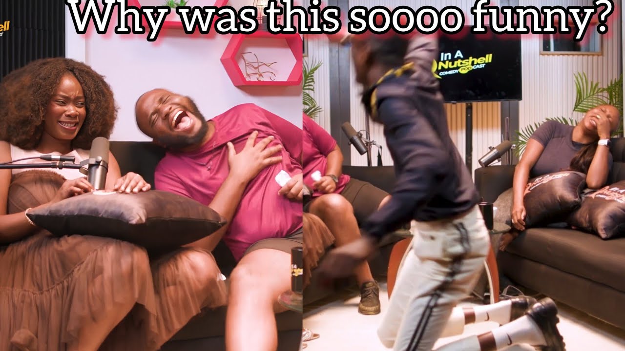 Ovy Godwin had to run out of the studio because of Olori Oyin! In A Nutshell Comedy Podcast S4 E10