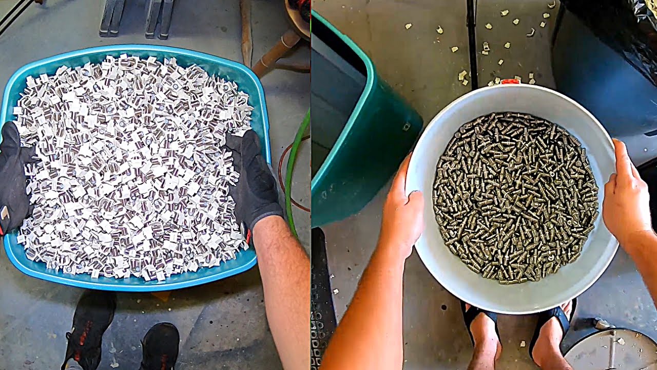 Scrapping Thousands Of COAX Adapters For Cash Money