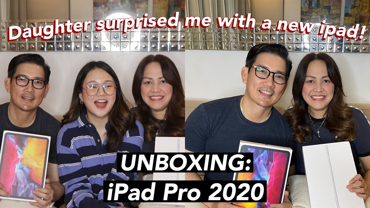 MY DAUGHTER SURPRISED ME WITH A NEW IPAD! UNBOXING MY NEW IPAD PRO 2020 | RICHARD YAP