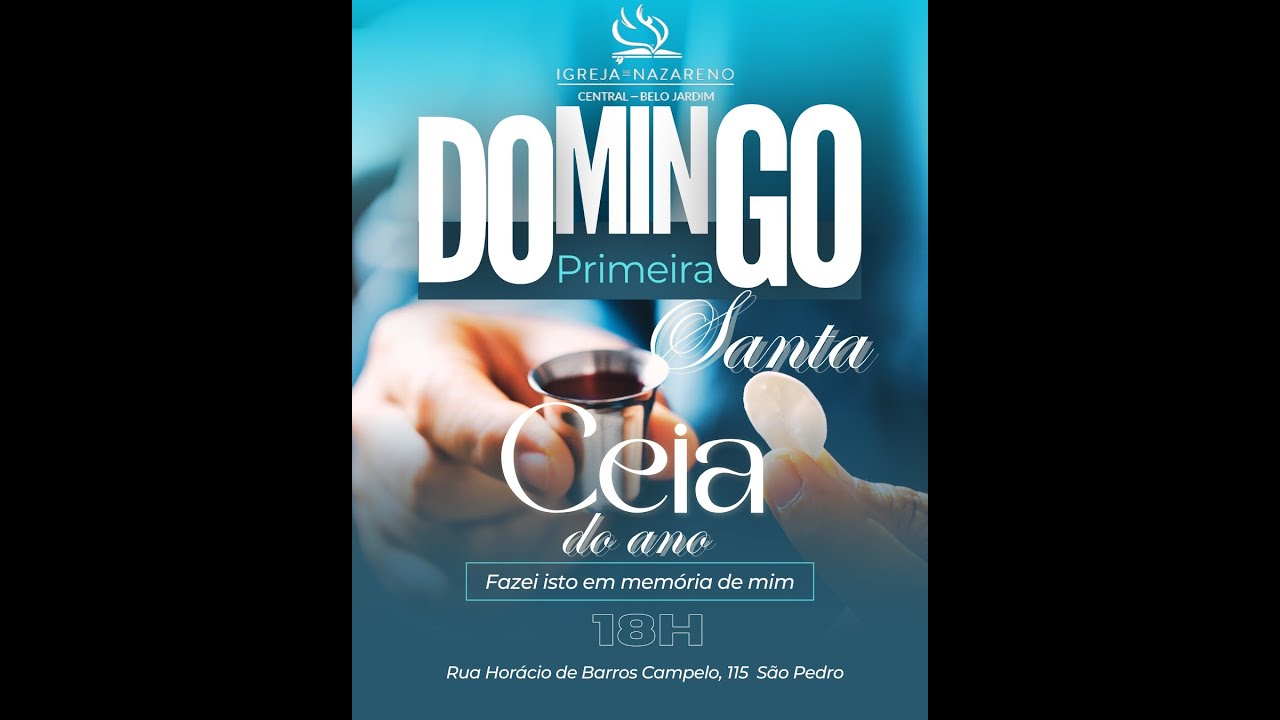 CULTO DE SANTA CEIA 04/01/2026