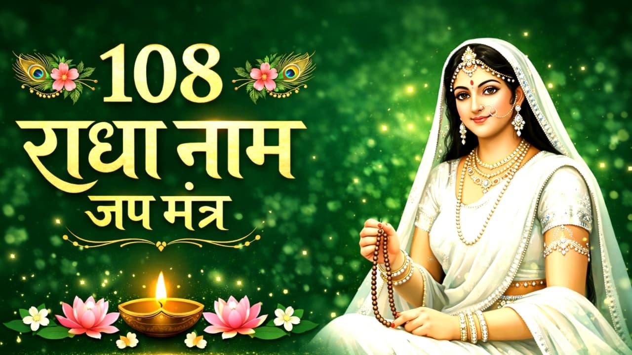 108 राधा नाम जप मंत्र | सुबह सुनने से मिलेगा शांति और प्रेम | Radha Naam Jap | Bhakti Bhajan 2026