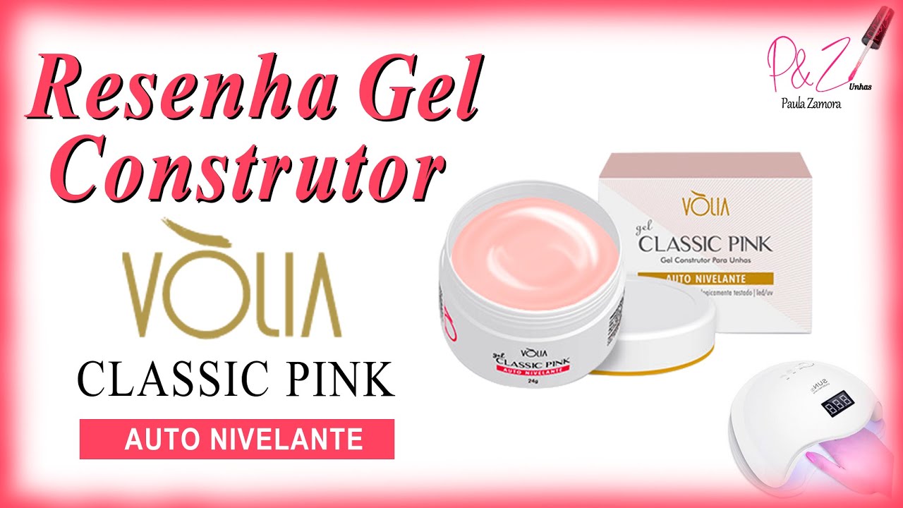 Resenha Gel Volia Classic Pink