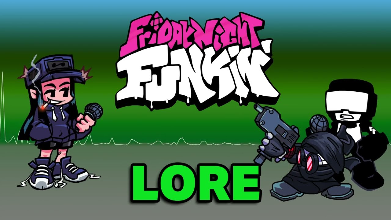 Lore - Friday Night Funkin' - Tankman, Cassette Girl, and Hank Cover