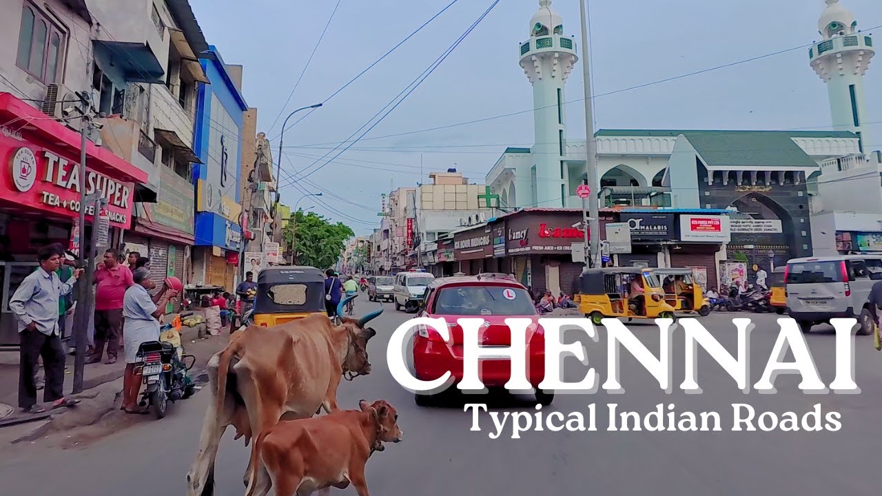 Chennai Morning Drive | Triplicane Ice House [4K]