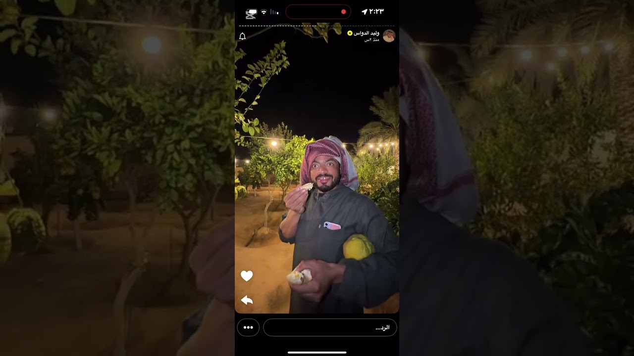 وليد الدواس وابواحمد وانتاج المزرعه