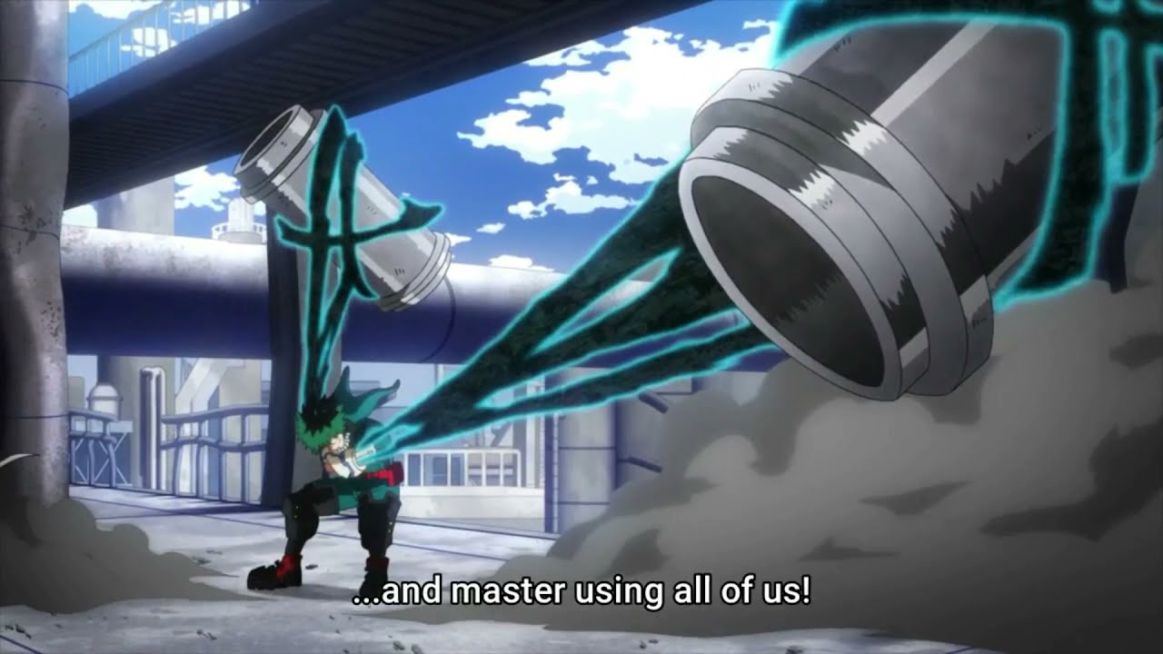 Deku Tries To Control His New Quirk The Black Whip
