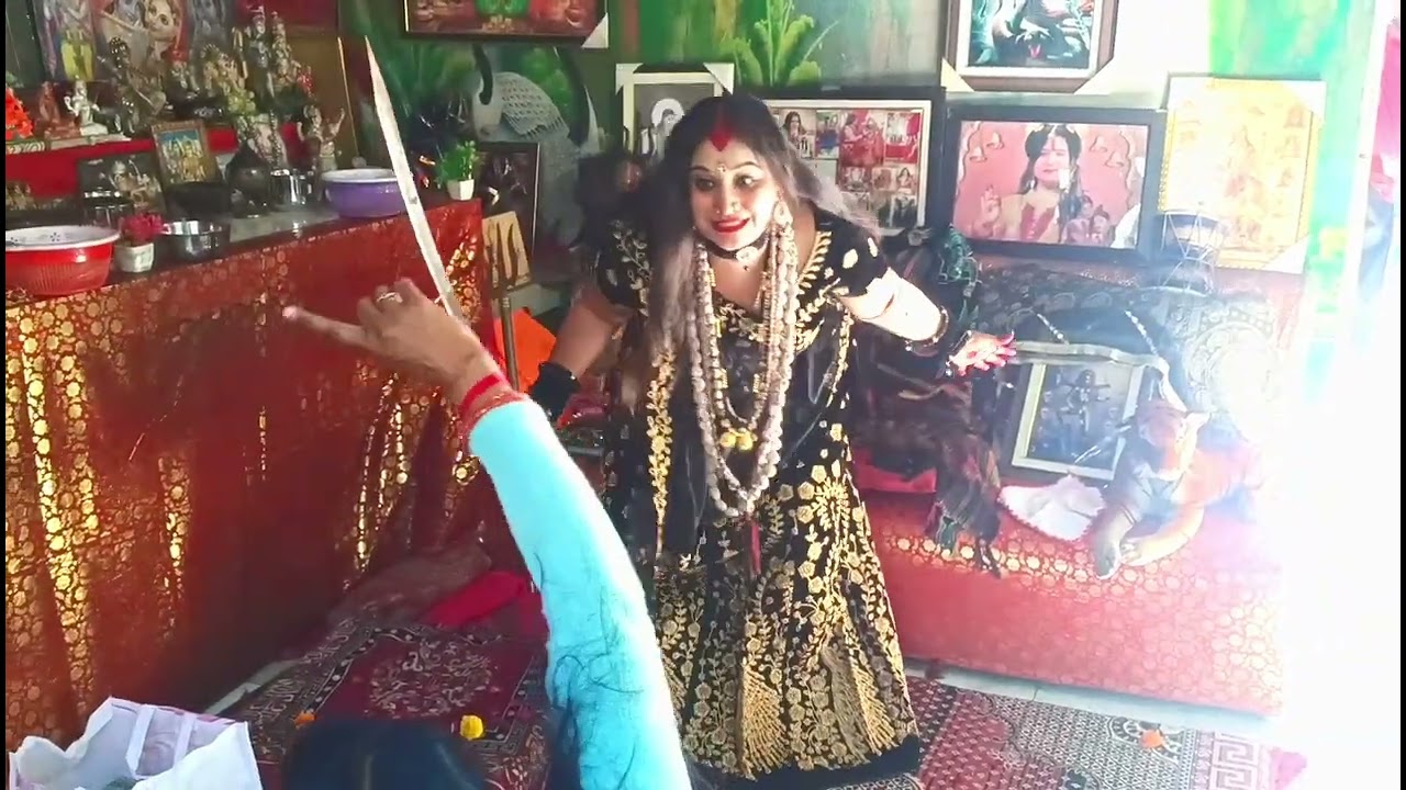 क्रोध में आकर मां ने उठाई तलवार। #jaimaakali #parveenmata #parveenturkia #jaimaamasani #sirsadarbar