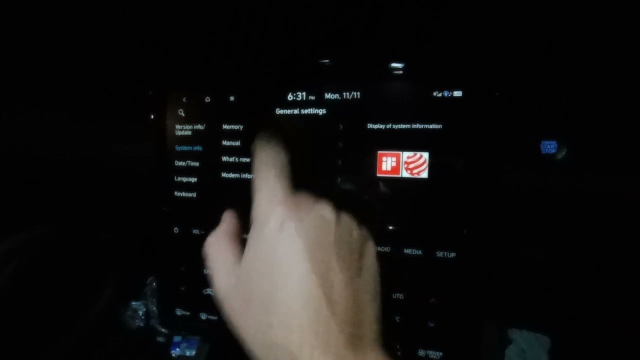 Hyundai Tucson nx4 2023 engineering code after latest update! October 2024