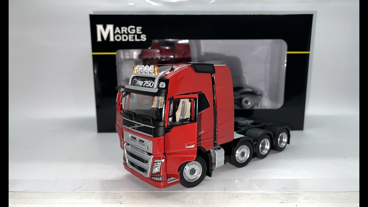 Miniatura Caminhão Volvo FH16 750 Marge Models Modelo Exclusivo no Brasil Loja Evolution