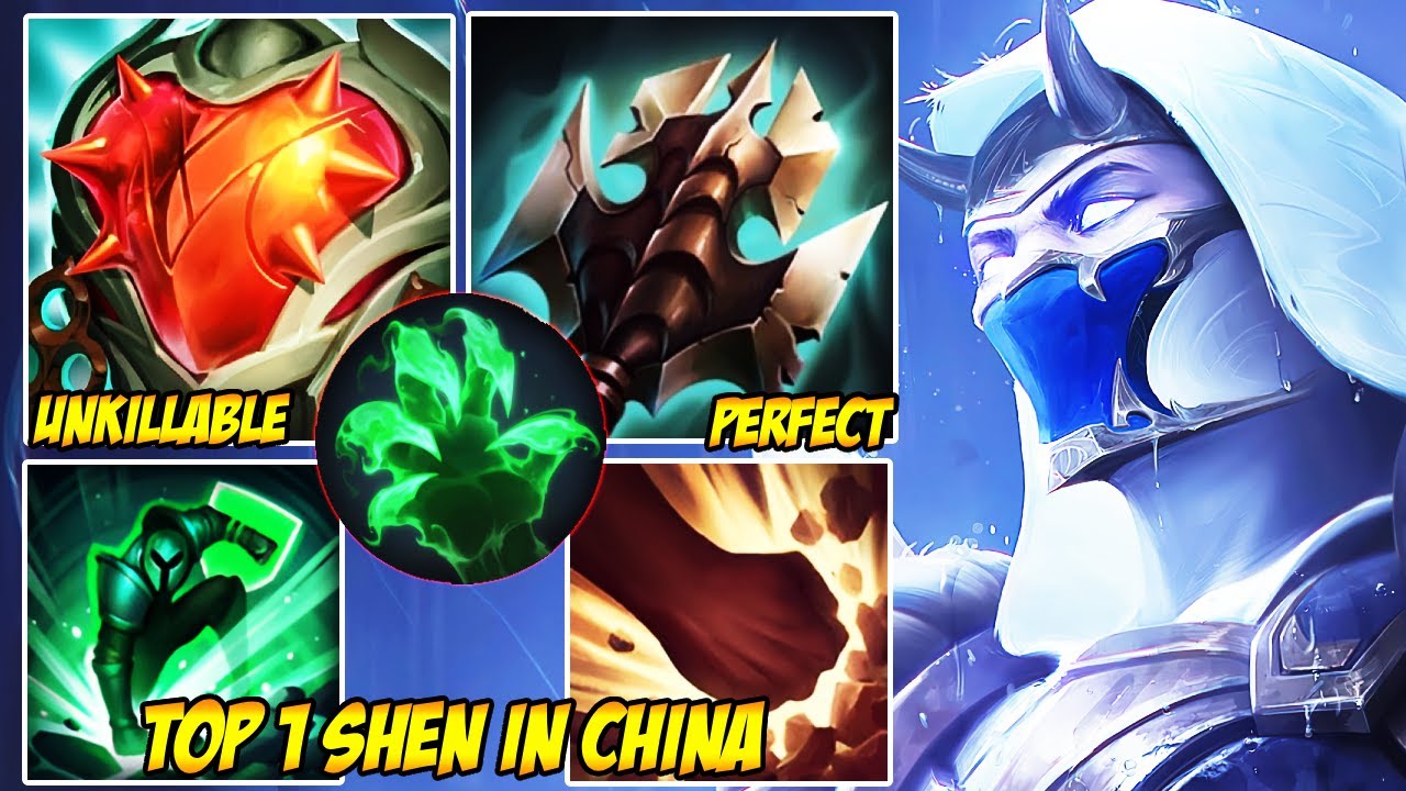 WILD RIFT CHINA TOP 1 SHEN - SHEN TOP IS NOW S+ TIER IN CHINA!!