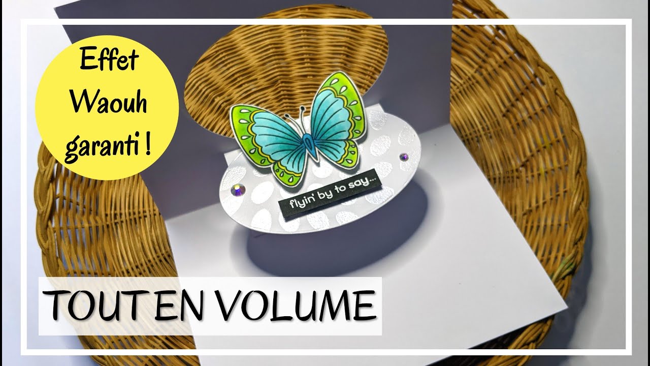 TUTO CARTES : Cartes PAPILLONS TOUT EN VOLUME ! 2 EXEMPLES BIEN DIFFERENTS ! DIY Scrap carterie