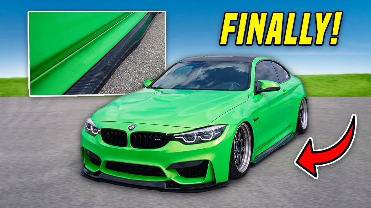 My BMW M4 Gets New Side Skirts Installed (LOOKS AMAZING!)