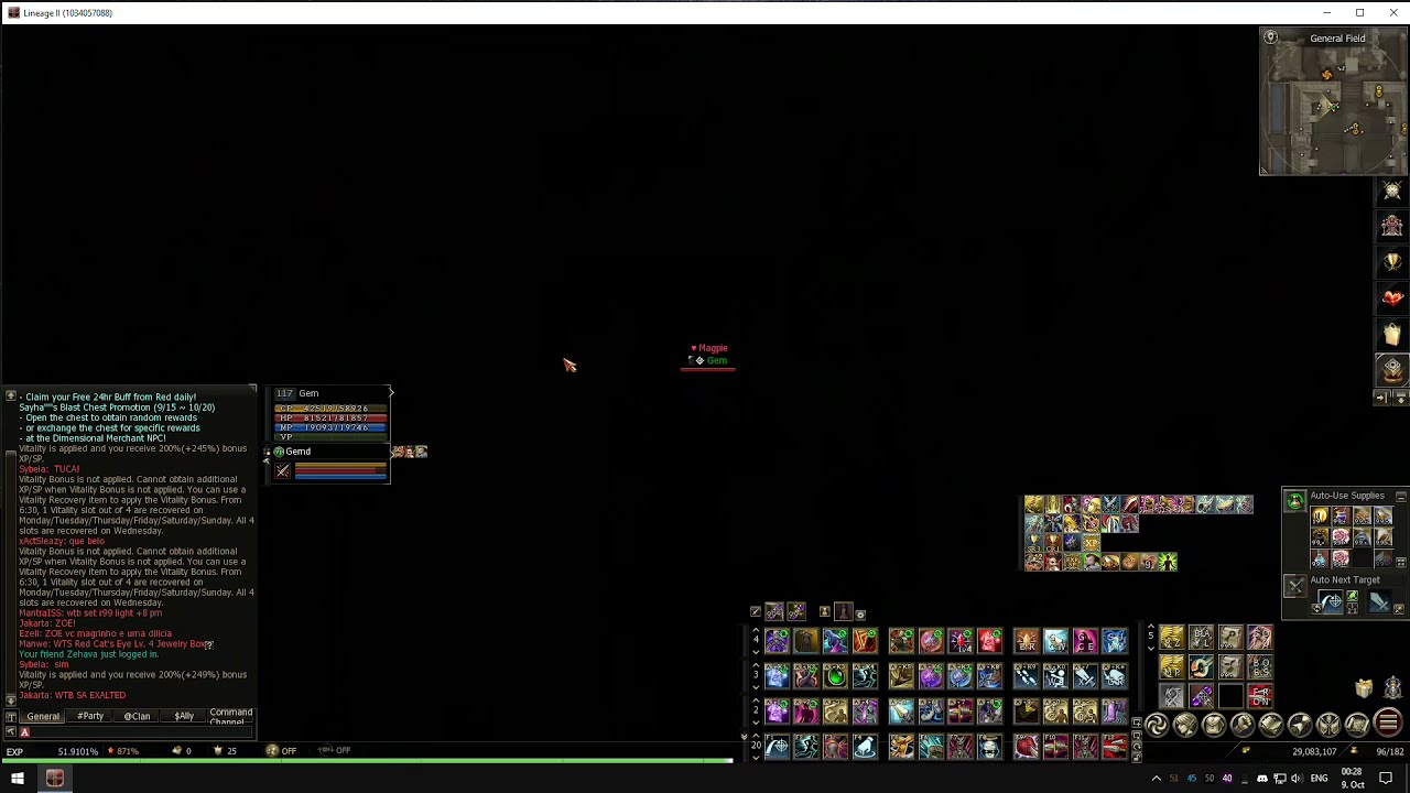 Casual Baylor 110 Solo, 117 Othell, Lineage 2 NA, Chronos