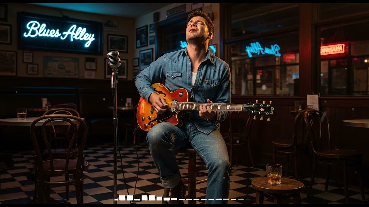 Vintage Blues Instrumental – Relaxing Slow Blues Guitar