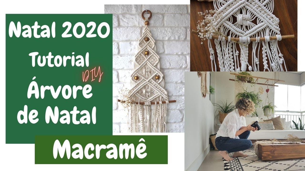 #DIY | Tutorial árvore de Natal de Macramê | Natal 2020