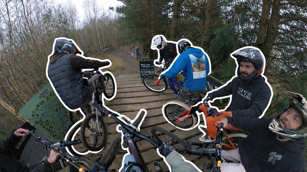 ROGATE BIKEPARK LAPS WITH THE CREW!
