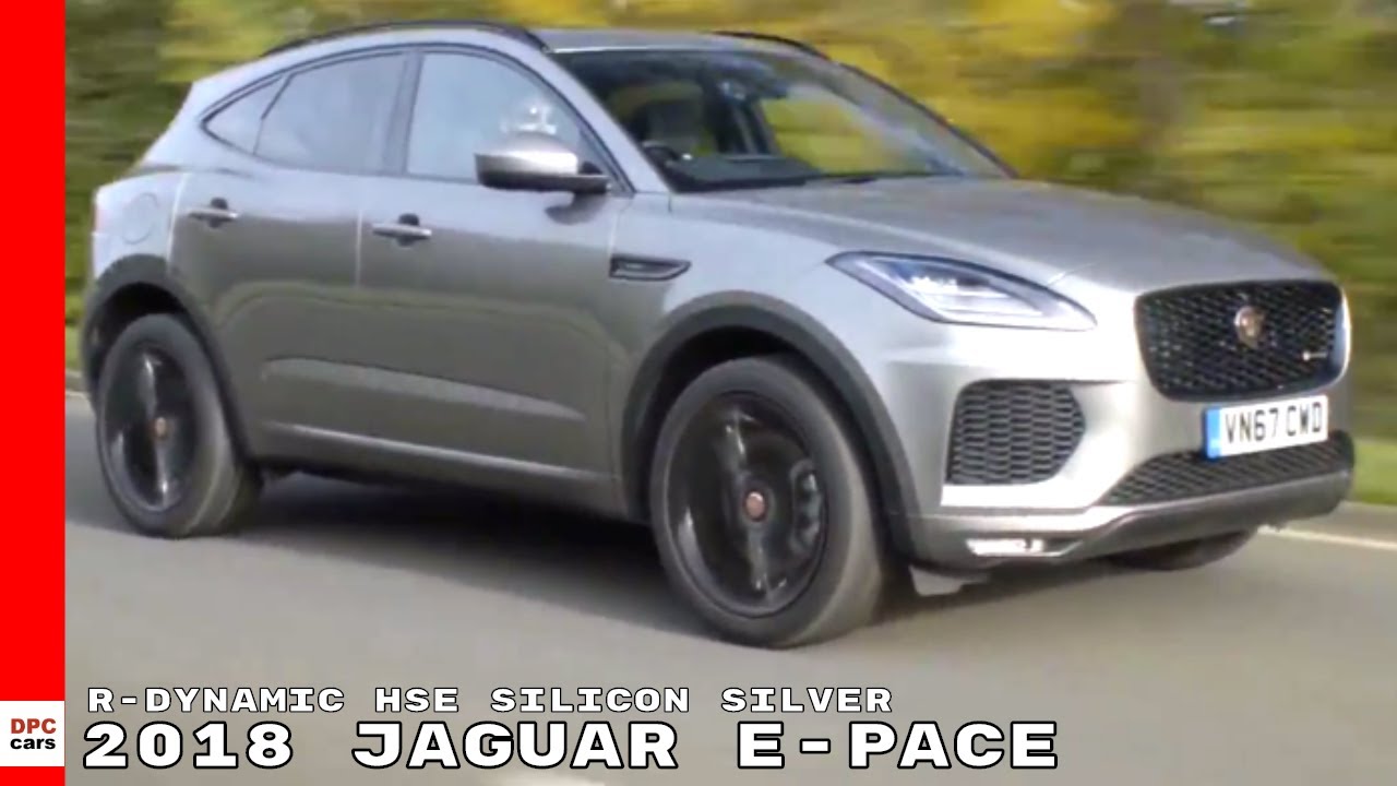 2018 Jaguar E-PACE R-Dynamic HSE Silicon Silver