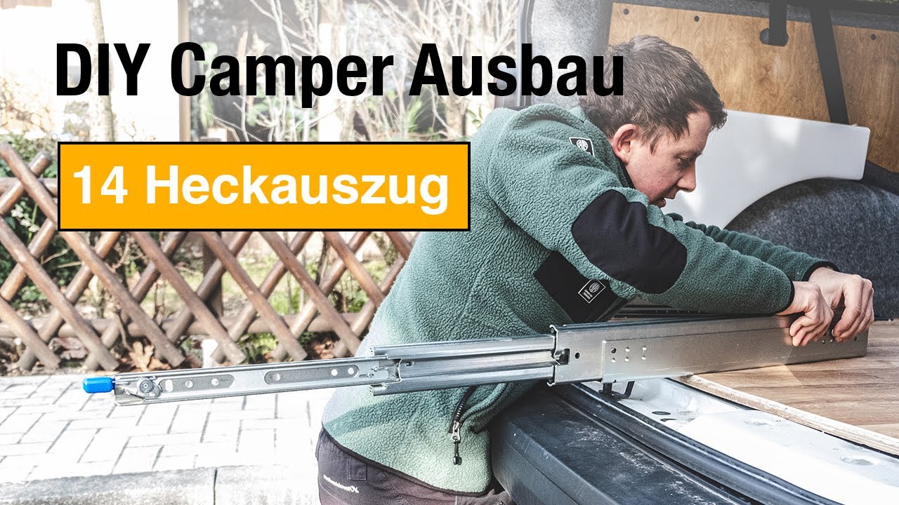 DIY VW T6 Camper Ausbau 🚐 - Heckauszug | Heckschublade // Umbau zum Camper