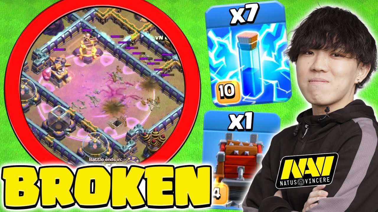 Klaus Zap Log Launcher Queen IMPRESSIVE Hero Dive (Clash of Clans)