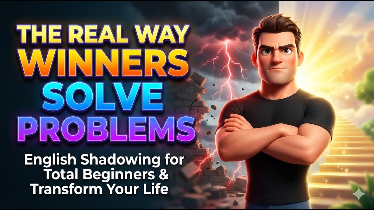 Winners Use This ONE Trick to Solve Problems FAST ||English Shadowing for Total Beginners
