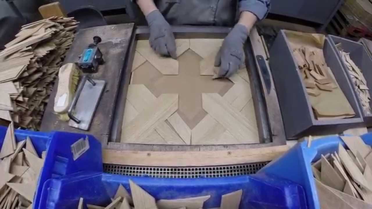 Vidéo: assemblage manuel de la marqueterie Panaget
