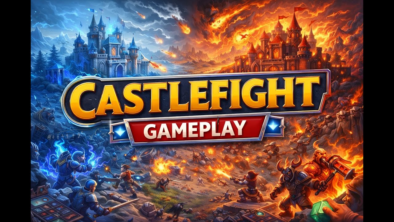 How to play Castle Fight - Warcraft 3. Gameplay No. 03