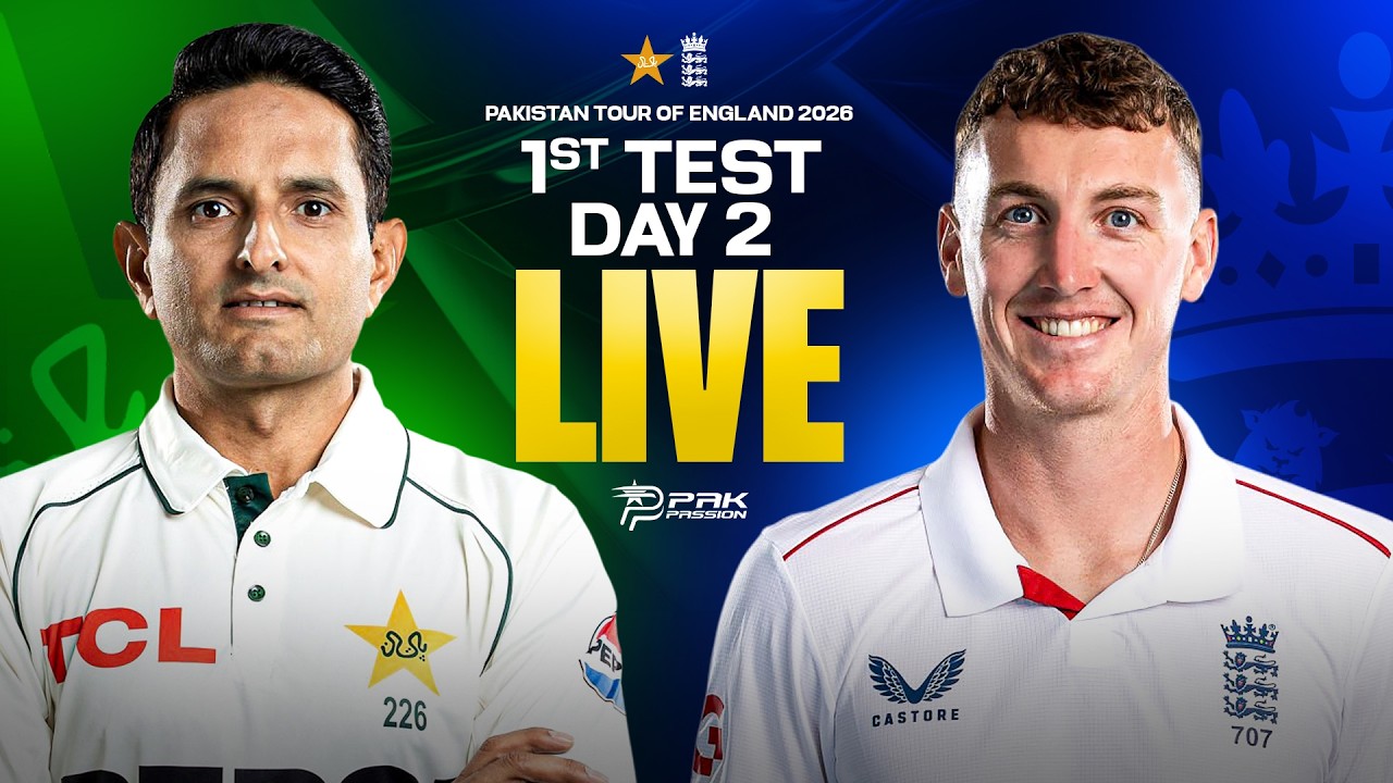 PAKISTAN vs ENGLAND 1st TEST LIVE | Session 3 Action from Headingley Leeds | PakPassion