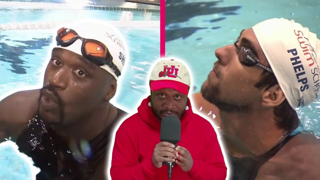 Remember when Shaq challenged the greatest swimmer of all time?