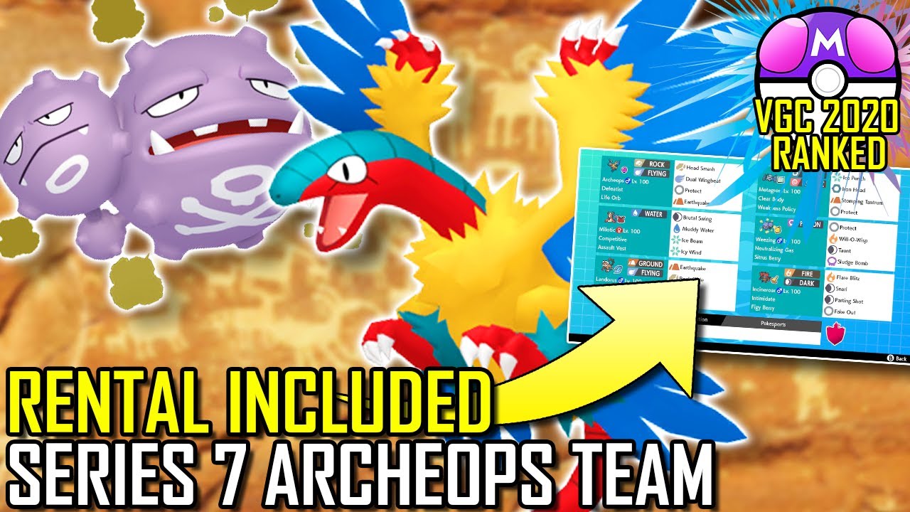 SERIES 7 ARCHEOPS TEAM | VGC 2020 | Pok&eacute;mon Sword & Shield - Pok&eacute;sports