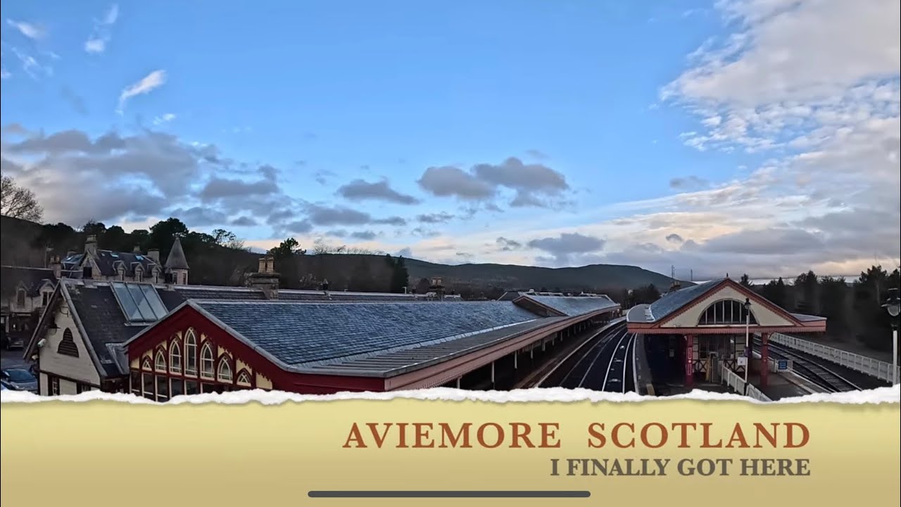AVIEMORE SCOTLAND I FINALLY FOUND SNOW