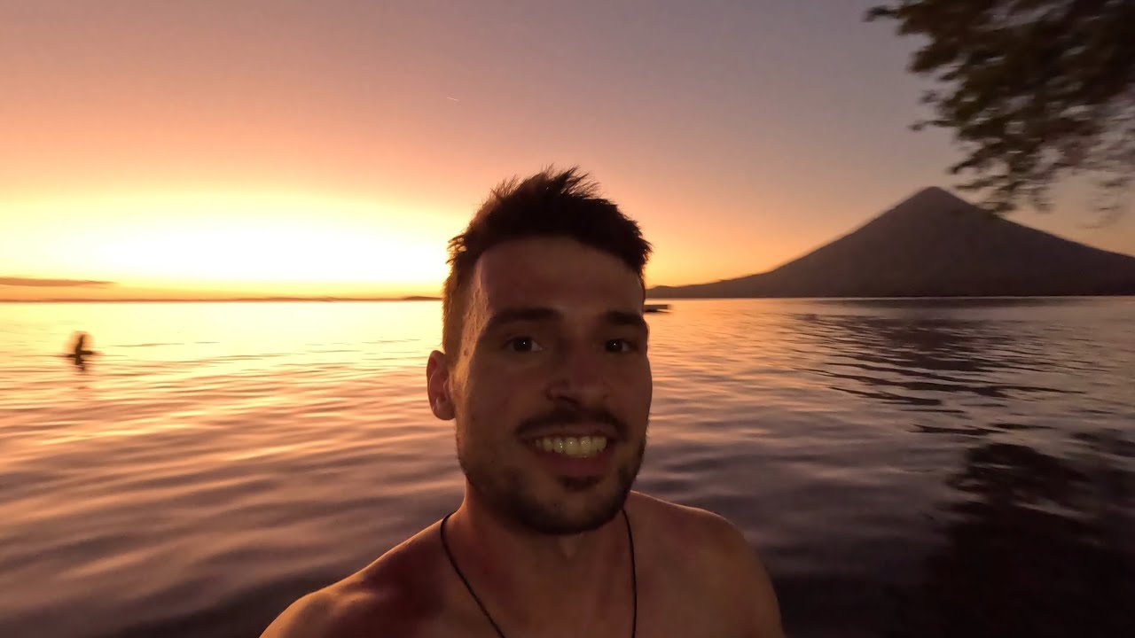 🇳🇮 Je Nage Dans Le Cratère D’un Volcan Sur Une Île Au Milieu Du Lac Le Plus Grand Du Nicaragua