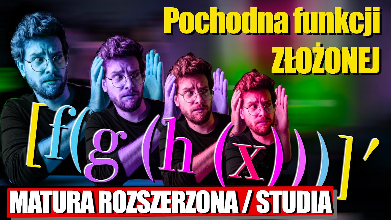 Pochodna Złożona - jak liczyć pochodną funkcji złożonej (pochodna łańcuchowa)❓