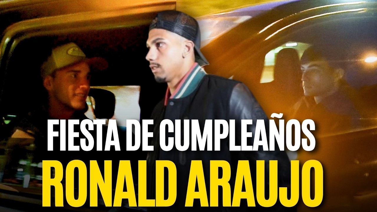 🎉🥩 ARAUJO celebra su cumpleaños y el BARÇA hace piña antes del tramo decisivo 🔵🔴