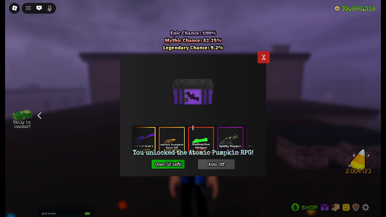 Opening 100 Halloween crates in Roblox Ohio