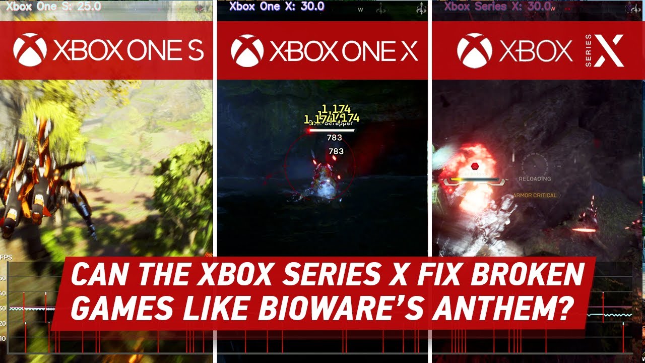 Can the Xbox Series X Fix Broken Old Games Like Anthem?