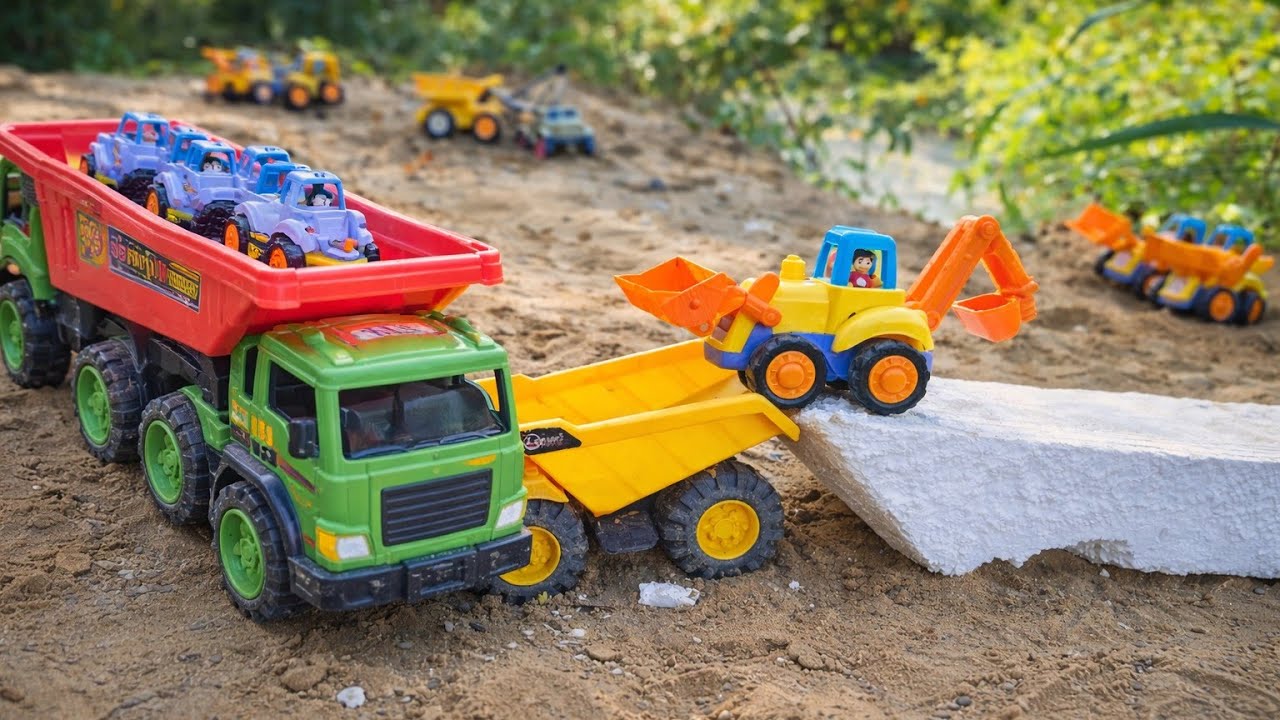 The Big Sand Rescue! Can the Blue Tractor Save the Day