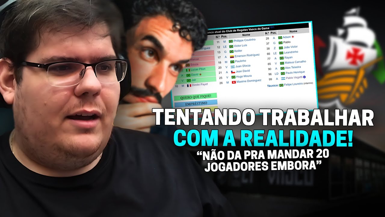 CASIMIRO E @cortesdostag  FAZEM A BARCA DO VASCO - QUEM FICA E QUEM SAI | Cortes do Casimito