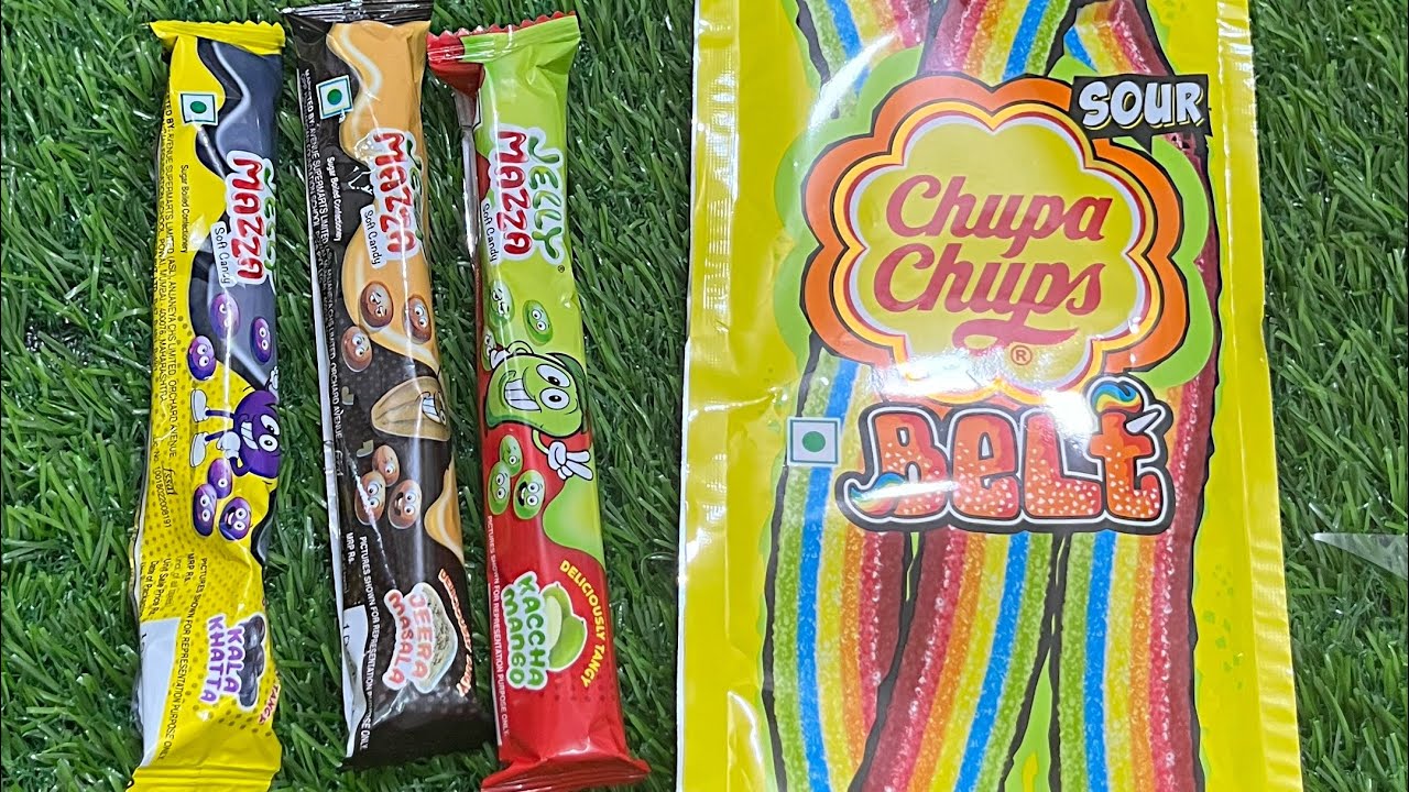 Jelly toffee chocolate watermelon belts ka video