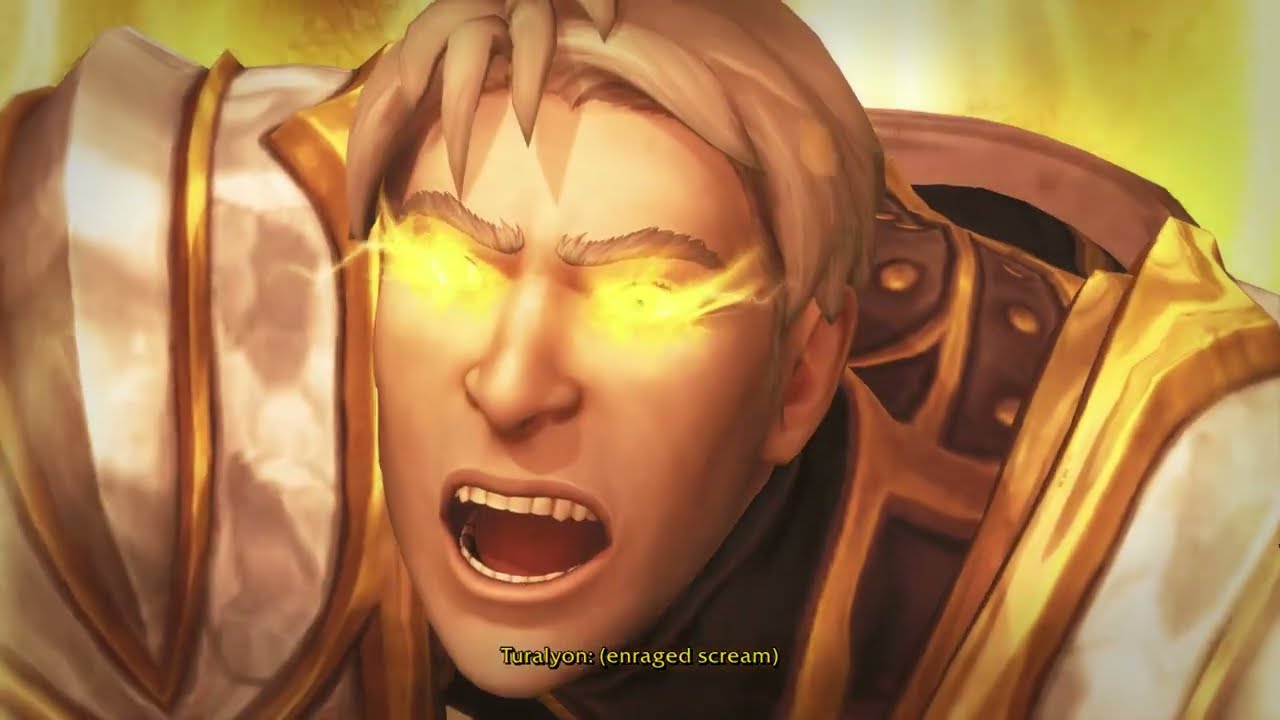 Turalyon throwback to the second war witnessing Doomhammer kill Lothar (World of Warcraft: Midnight)