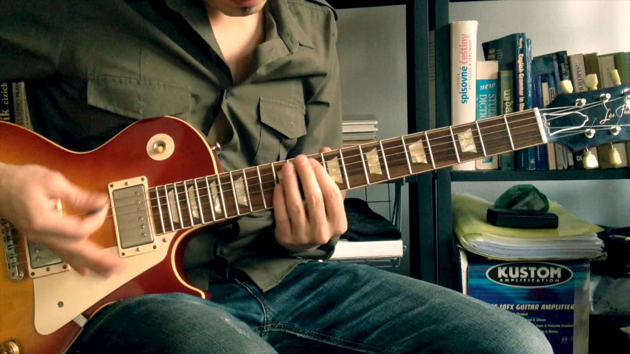 Aivn's Naked Trio - guitar lesson: Nibiru (verse)