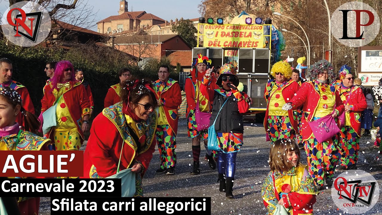Agliè - Carnevale 2023 Sfilata carri allegorici