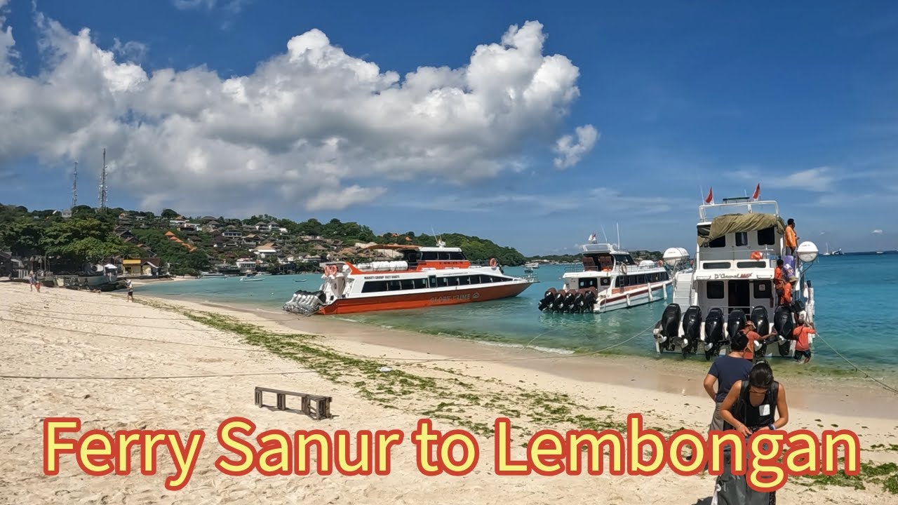 Catching the Ferry from Sanur Bali to Nusa Lembongan Island